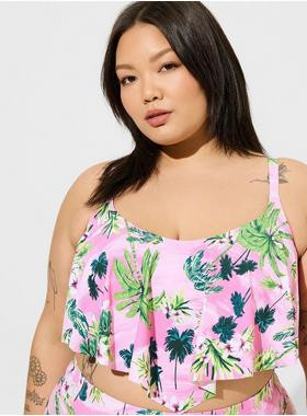 Wireless V Flounce Bikini Top | Torrid (US & Canada)