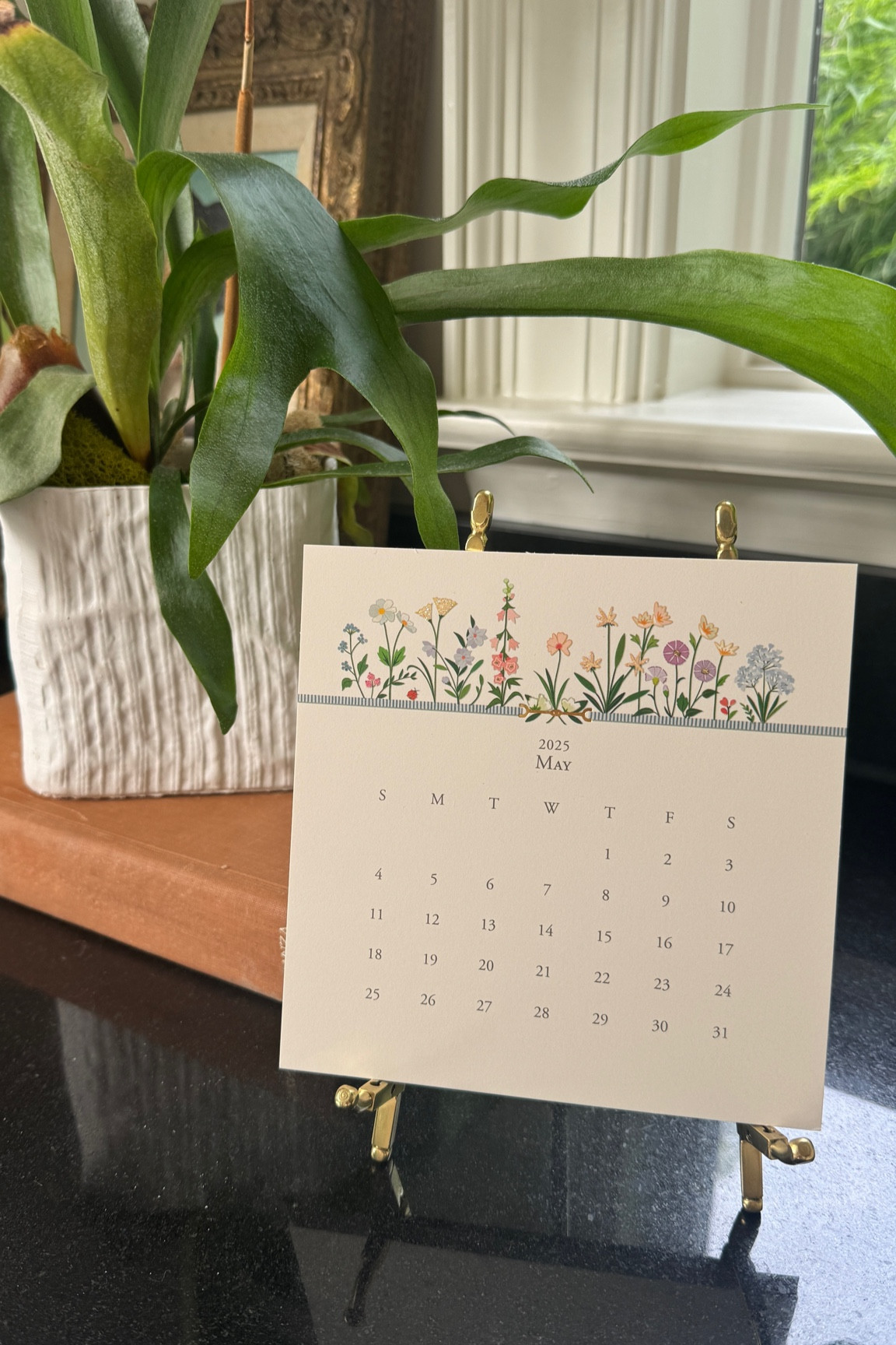 My favorite little calendar - she’s the prettiest 🤍