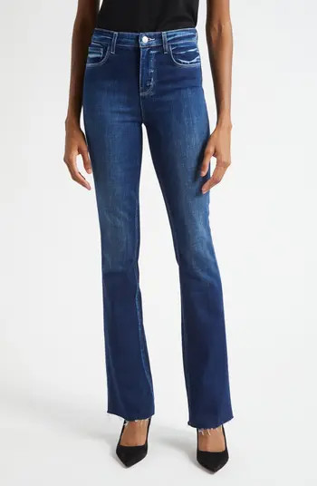 Ruth Raw Hem Straight Leg Jeans | Nordstrom