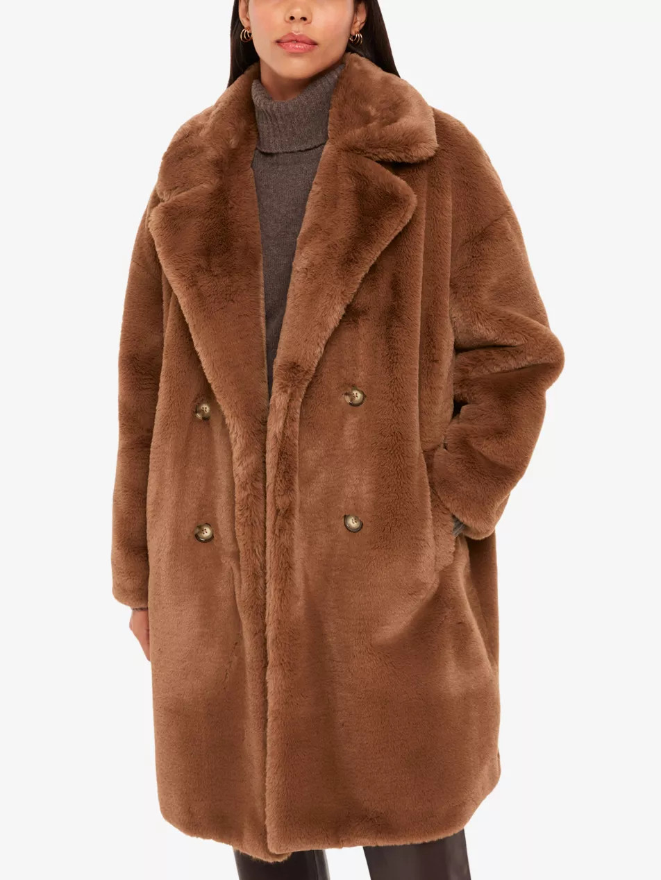 Teddy relaxed-fit faux-fur coat | Selfridges