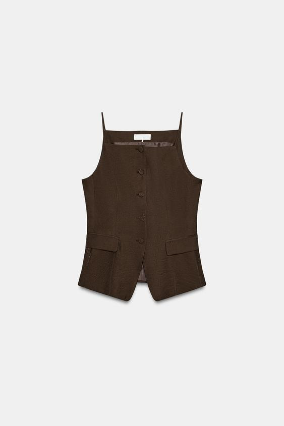 SHINY EFFECT VEST | Zara US