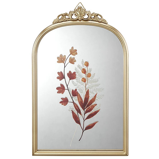 New!Red Shed  Vintage Metal Printed Relief Framed Mirror, 17 in. | Tractor Supply