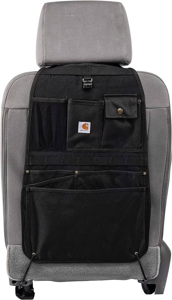 Carhartt Universal Nylon Duck Seat Back Organizer, Black | Amazon (US)