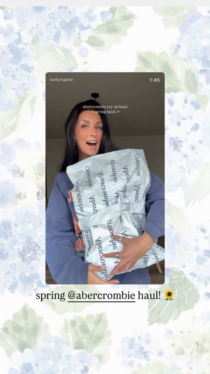 spring @abercrombie haul! 🌻