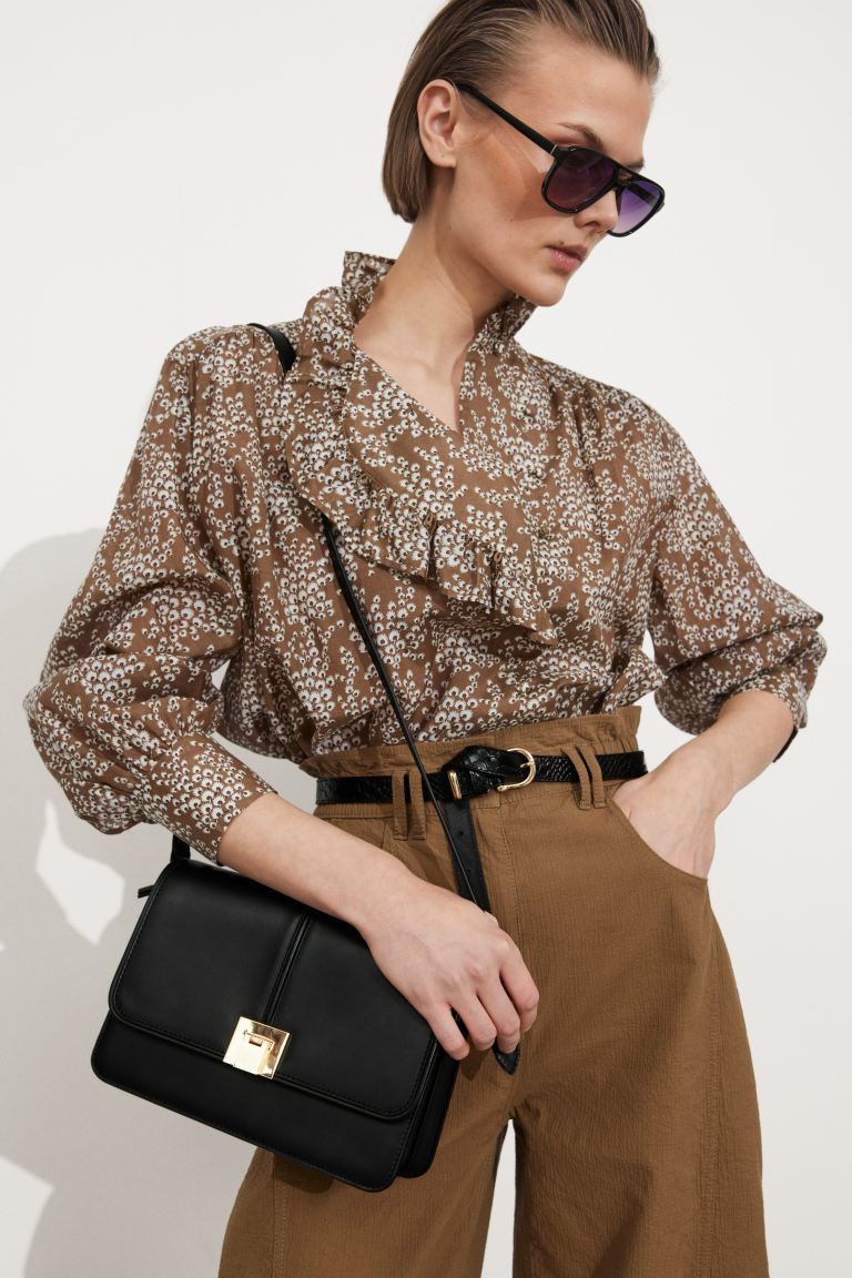 Classic Leather Shoulder Bag | H&M (UK, MY, IN, SG, PH, TW, HK)