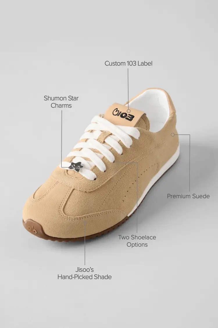 ALO Sunset Sneaker + Jisoo - Caramel Cream | Alo Yoga (US)