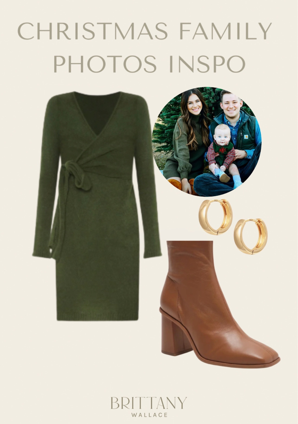 Christmas photos // family photos // sweater dress // wrap dress // booties 

#LTKfamily #LTKSeasonal #LTKstyletip