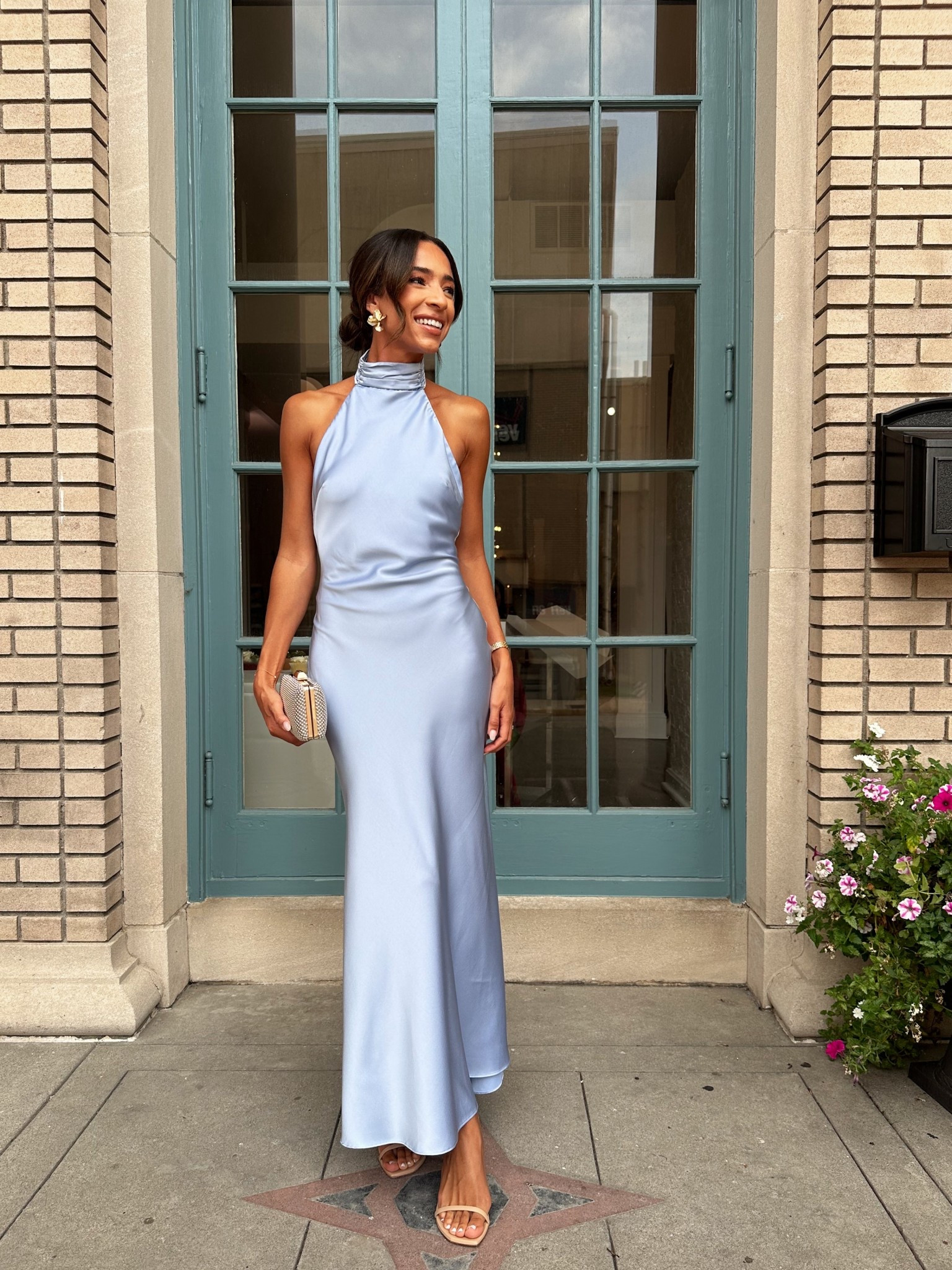 Spring wedding guest dress 🩵 exact dress is low stock but I’ve linked similars 

Cocktail dress 
Black tie dress
Event dress
Spring dress
Wedding guest dress

#LTKWedding #LTKSeasonal