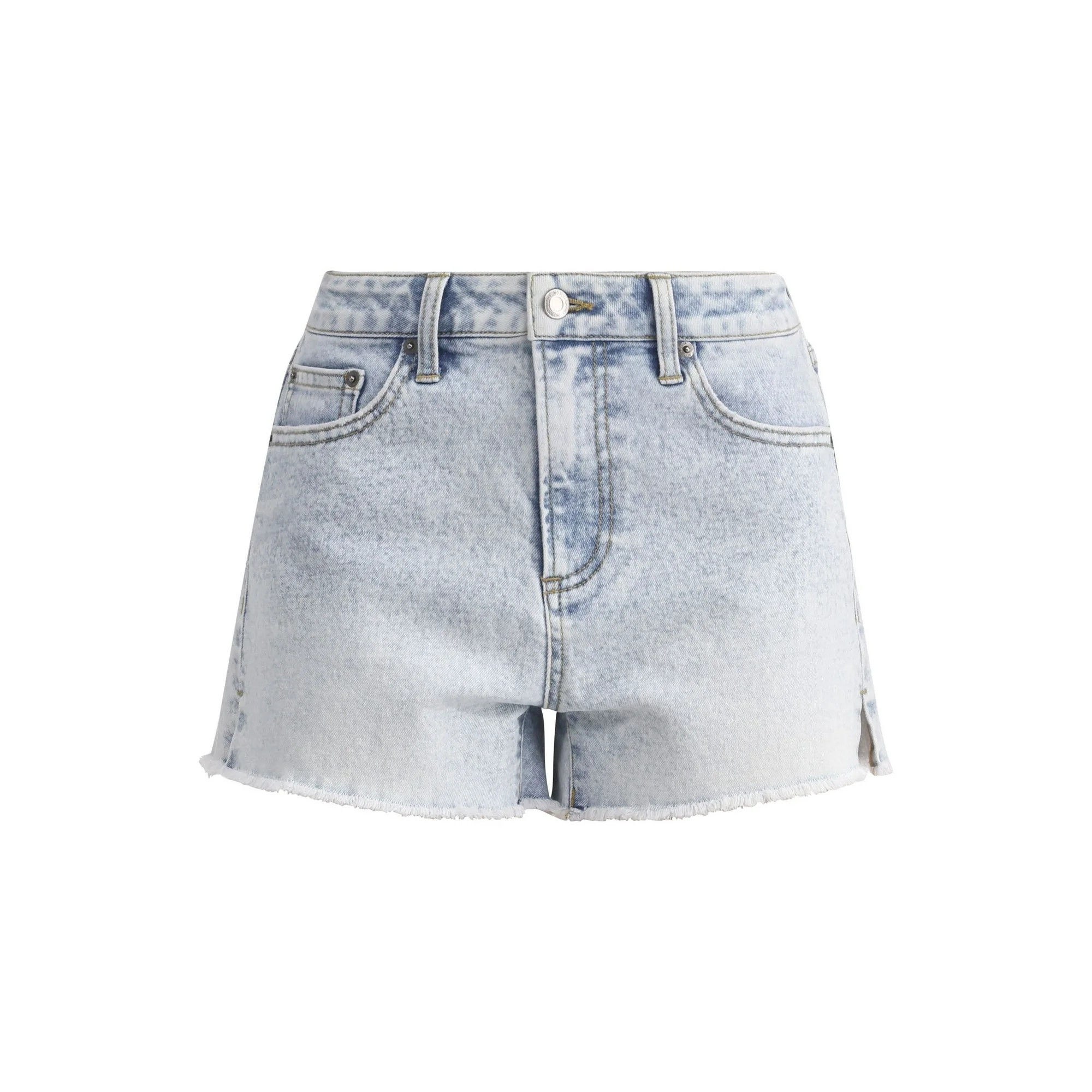 No Boundaries Mid Rise Denim Short | Walmart (US)