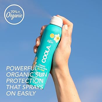 COOLA Organic Sunscreen SPF 30 Sunblock Spray, Dermatologist Tested Skin Care for Daily Protectio... | Amazon (US)