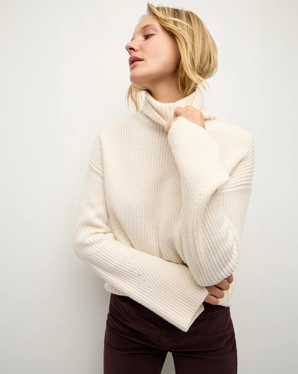 Matilda Merino Cashmere Turtleneck | Veronica Beard