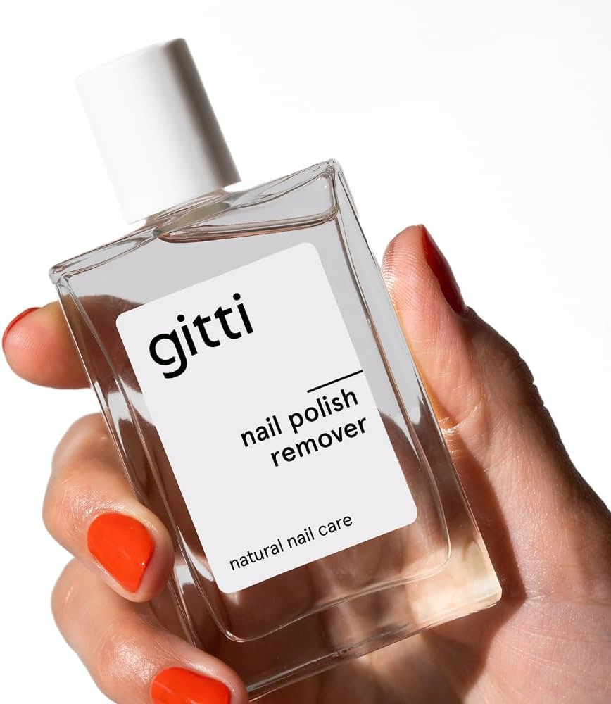 gitti Plant-based Nail Polish Remover I Acetone-Free Remover for Regular Polish, Natural Nail Car... | Amazon (US)