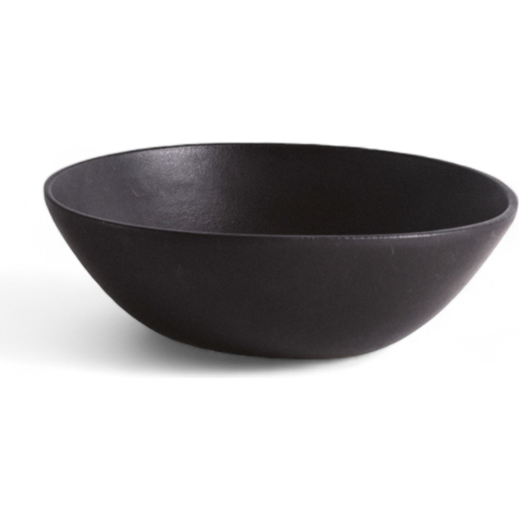 Gharyan Stoneware Stoneware Soup Plate in Matte Black at Nordstrom | Nordstrom