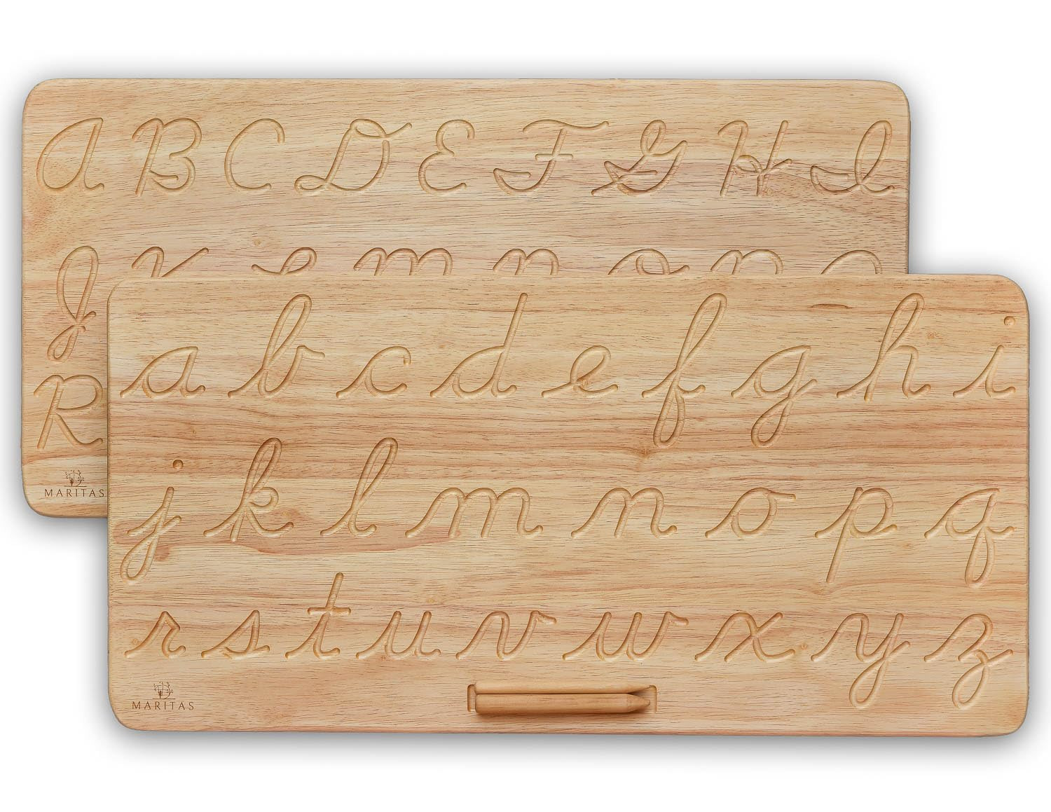 Cursive Alphabet Tracing Board Montessori Toys for 3 Year Old up-Reversible Uppercase and Lowerca... | Amazon (US)