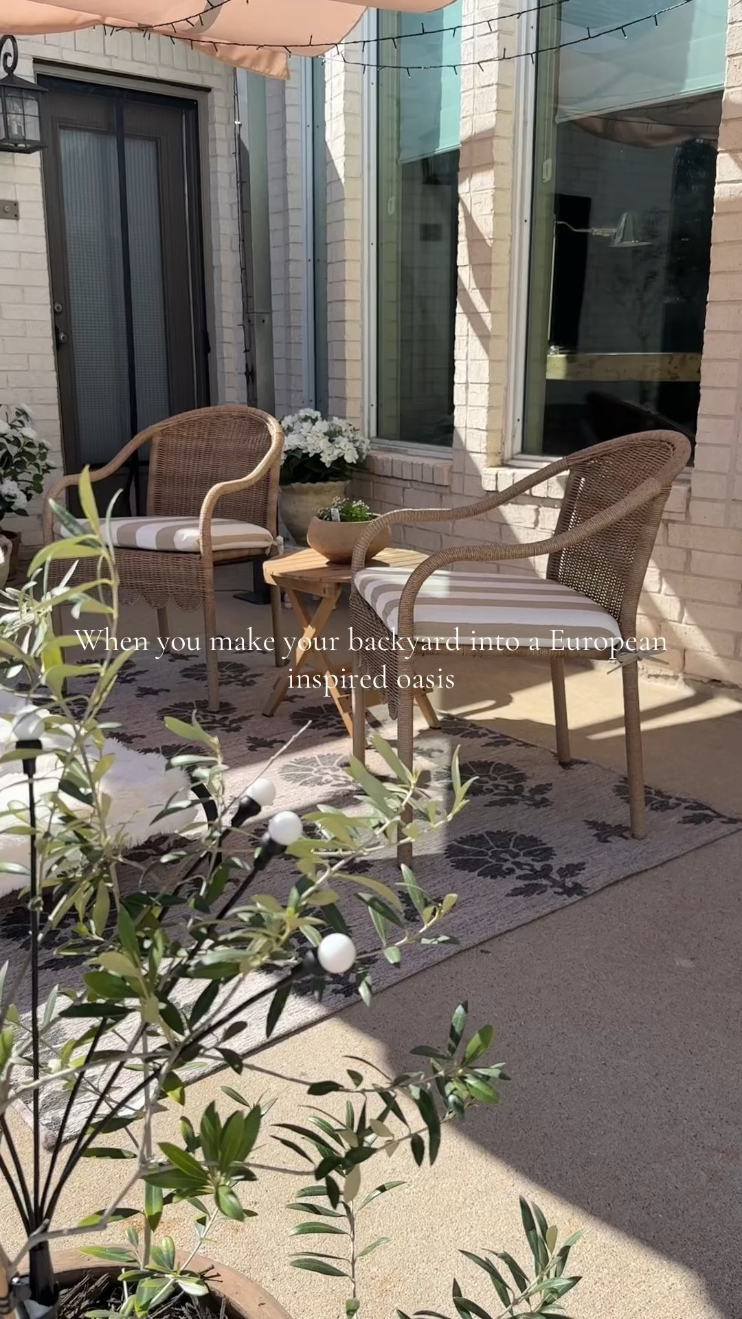 European inspired backyard 

#LTKSeasonal #LTKSpringSale #LTKHome