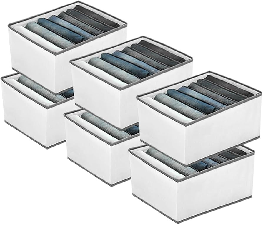 EASEVE 6-Pack Wardrobe Organizers with Foldable Drawers | Amazon (CA)