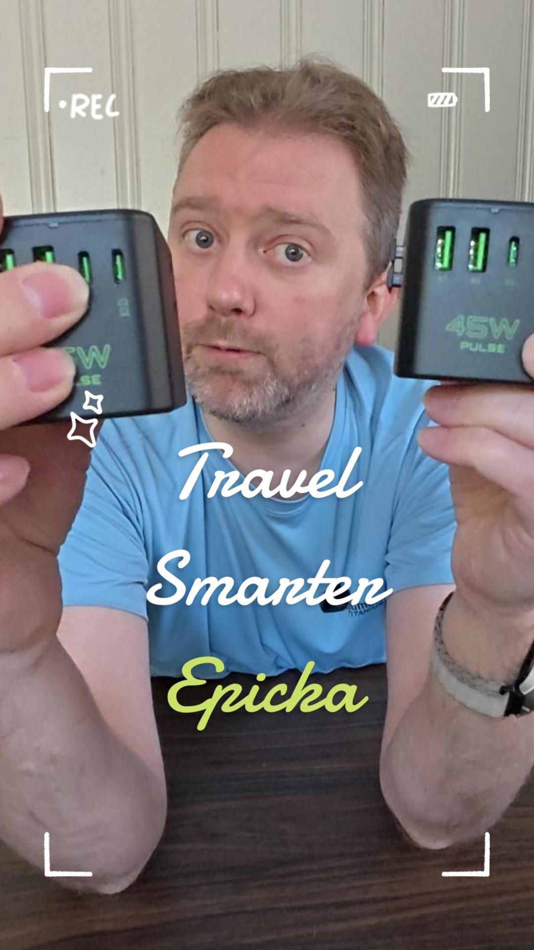 The Epicka Pulse Duo 65W Universal Travel Adapter is an all-in-one charging solution designed for international travelers and digital nomads. Featuring integrated slide-out plugs for US, UK, EU, and AU/CN outlets, it works in over 200 countries and territories (note: does not convert voltage or fit Type D/M plugs). Equipped with 6 power points—including a universal AC socket, a US AC outlet, dual USB-C, and dual USB-A ports—it powers up to 6 devices at once. The primary USB-C port provides up to 65W Power Delivery (GaN fast charging), capable of powering compatible laptops or fast-charging phones. Without surge protection, it complies with standard cruise line regulations. Tap to shop and upgrade your packing checklist. 

 #LTKTravel