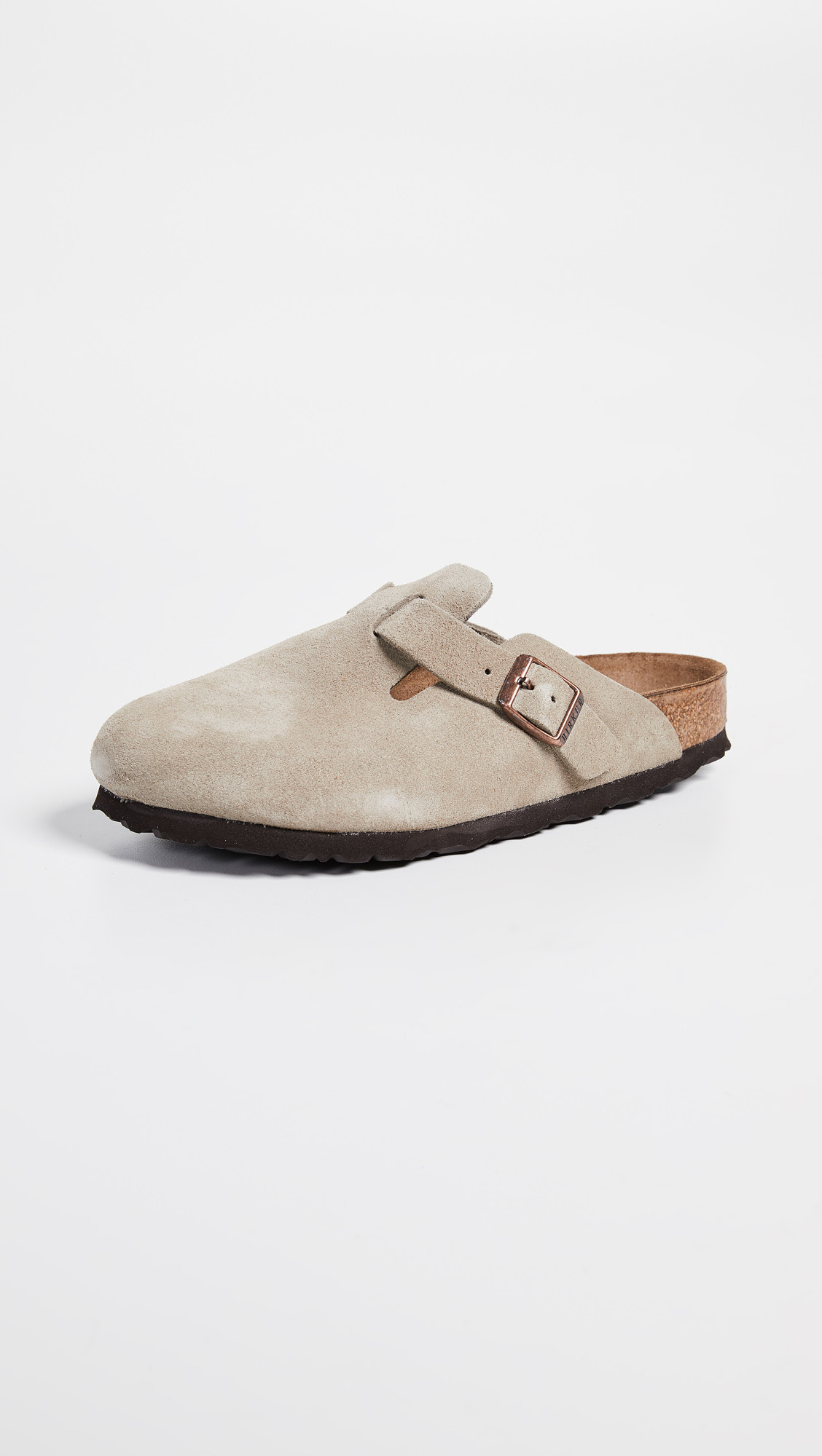 Birkenstock Boston Soft Footbed Clogs Taupe 41 | Shopbop