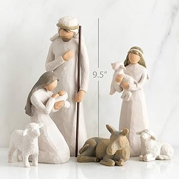 Willow Tree Nativity Starter Figures with The Three Wisemen Plus Camel, 13-Piece Set | Amazon (US)