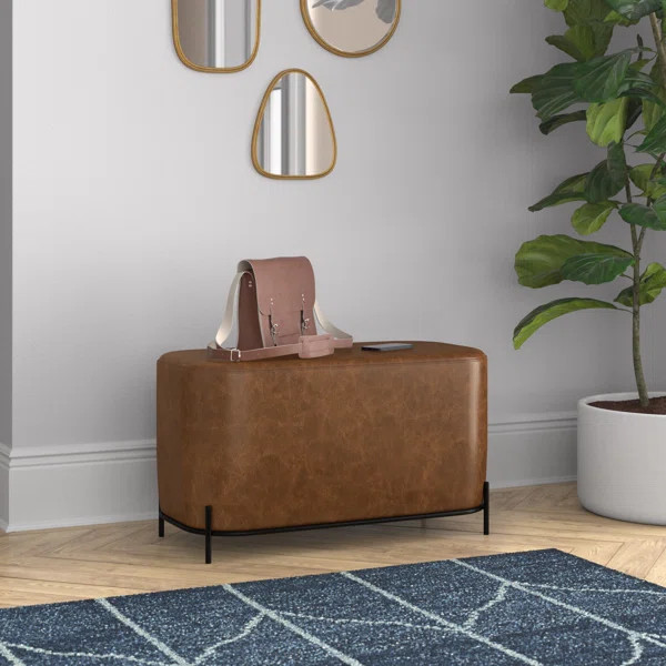 Degen Faux Leather Upholstered Bench | Wayfair Professional