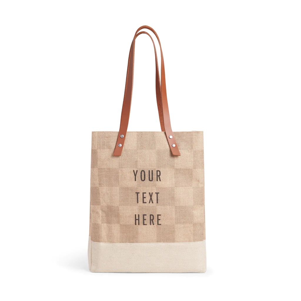 Wine Tote in Checker Limited Holiday Release | Apolis