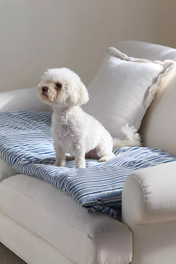 Cotton Printed Sofa Topper | Anthropologie (US)