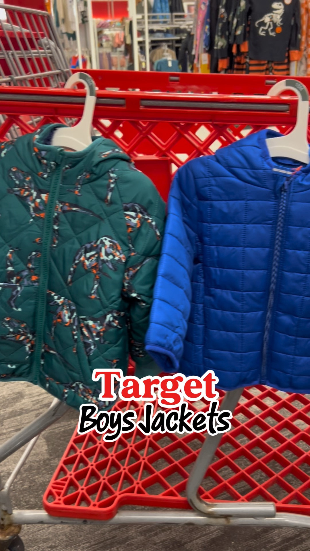 🔴⚪️TARGET⚪️🔴
Cute + cozy boys coats from Target. “Warmer” ranking ➡️ perfect for fall 🍁 Fuzzy fleece inside 🙌🏼Comes in a bunch of color options and that dinosaur print😍 🦕💚 Sizes 12M-5T. Available online and in-store. 

#LTKSeasonal #LTKKids #LTKBaby