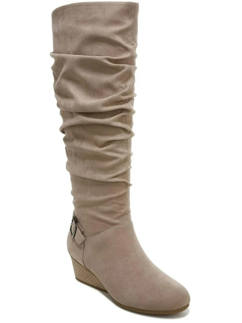 Dr. Scholl's Women's Taupe Break Free Knee High Boots 6.5M | Walmart (US)