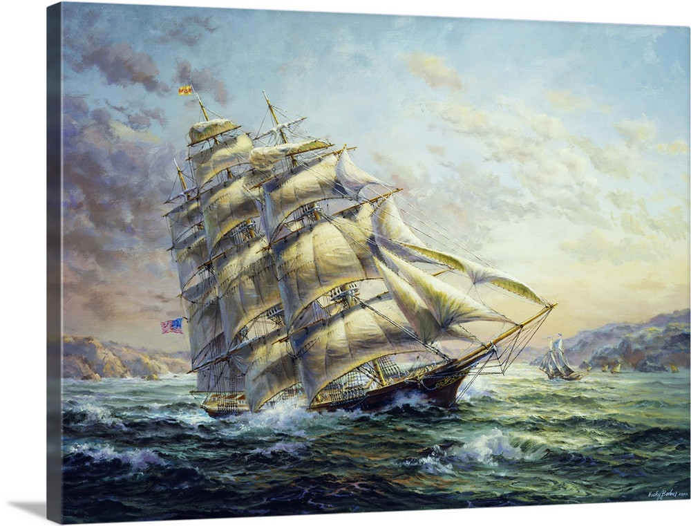 Clipper Ship Surprise Wall Art | Great Big Canvas - Dynamic