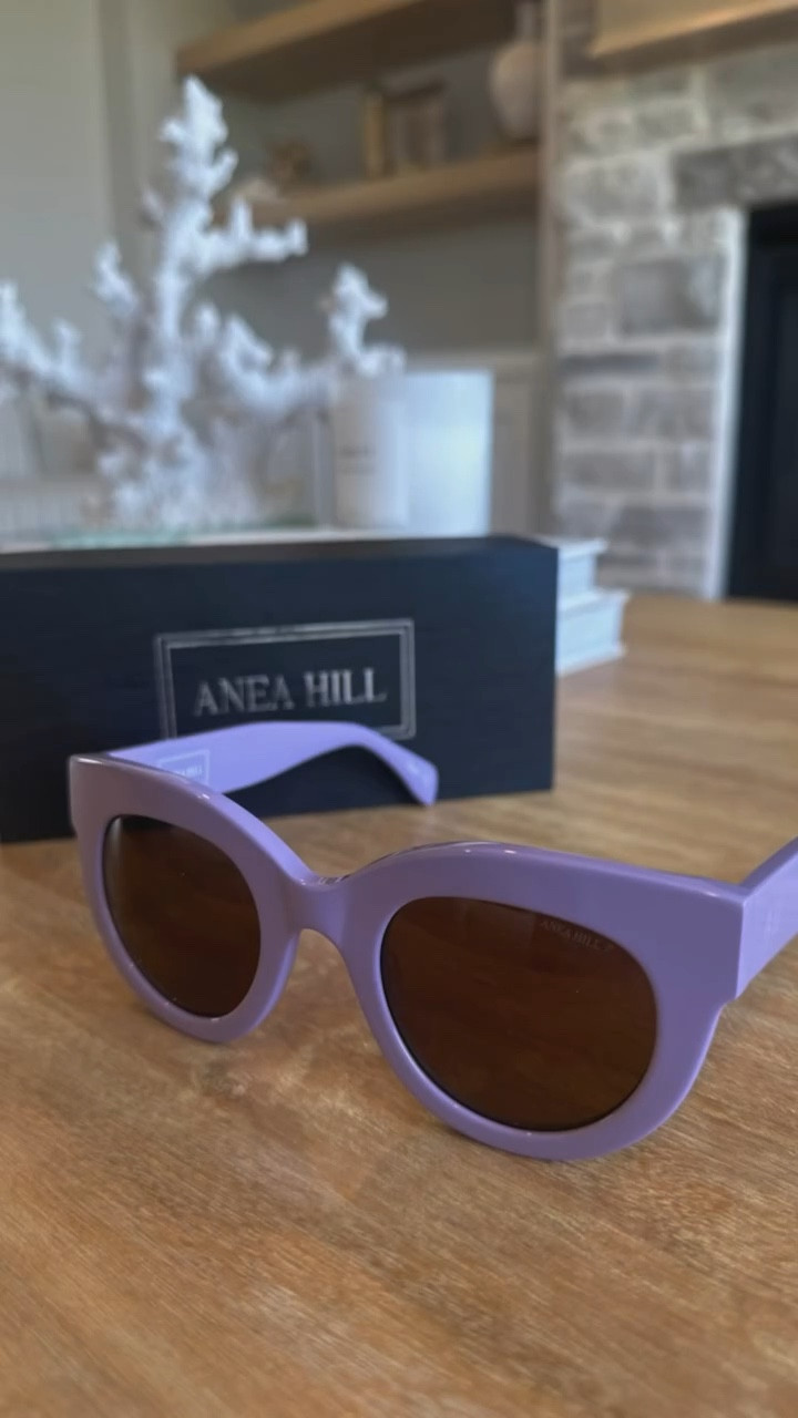 We all know I live for a good neutral… but when I want a pop of color, sunglasses are my go-to. They add just the right touch of fun and personality—and the new Lily sunnies from Anea Hill are my latest obsession. This lavender shade? A dream. Packing for a coastal weekend with the fam, and you better believe I’ve got this pair ready for every outfit.

Grab yours before they’re gone—these won’t stay in stock.

#ad #ltkit #aneahill