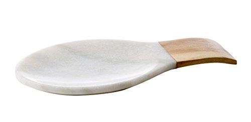Thirstystone White Marble and Acacia Wood Spoon Rest | Amazon (US)