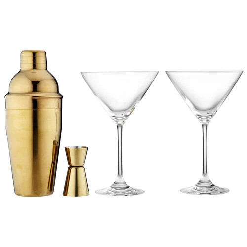 Tempa 4 Piece Gold Aurora Cocktail Shaker Set | Temple & Webster | Temple & Webster AU