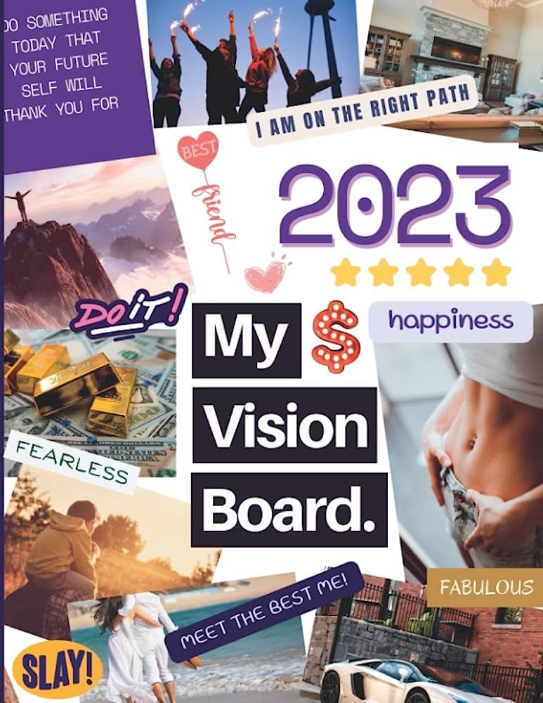 My Vision Board Clip Art Book: With Pictures, Words, Phrases, Quotes, and Affirmations to Create Pow | Amazon (US)
