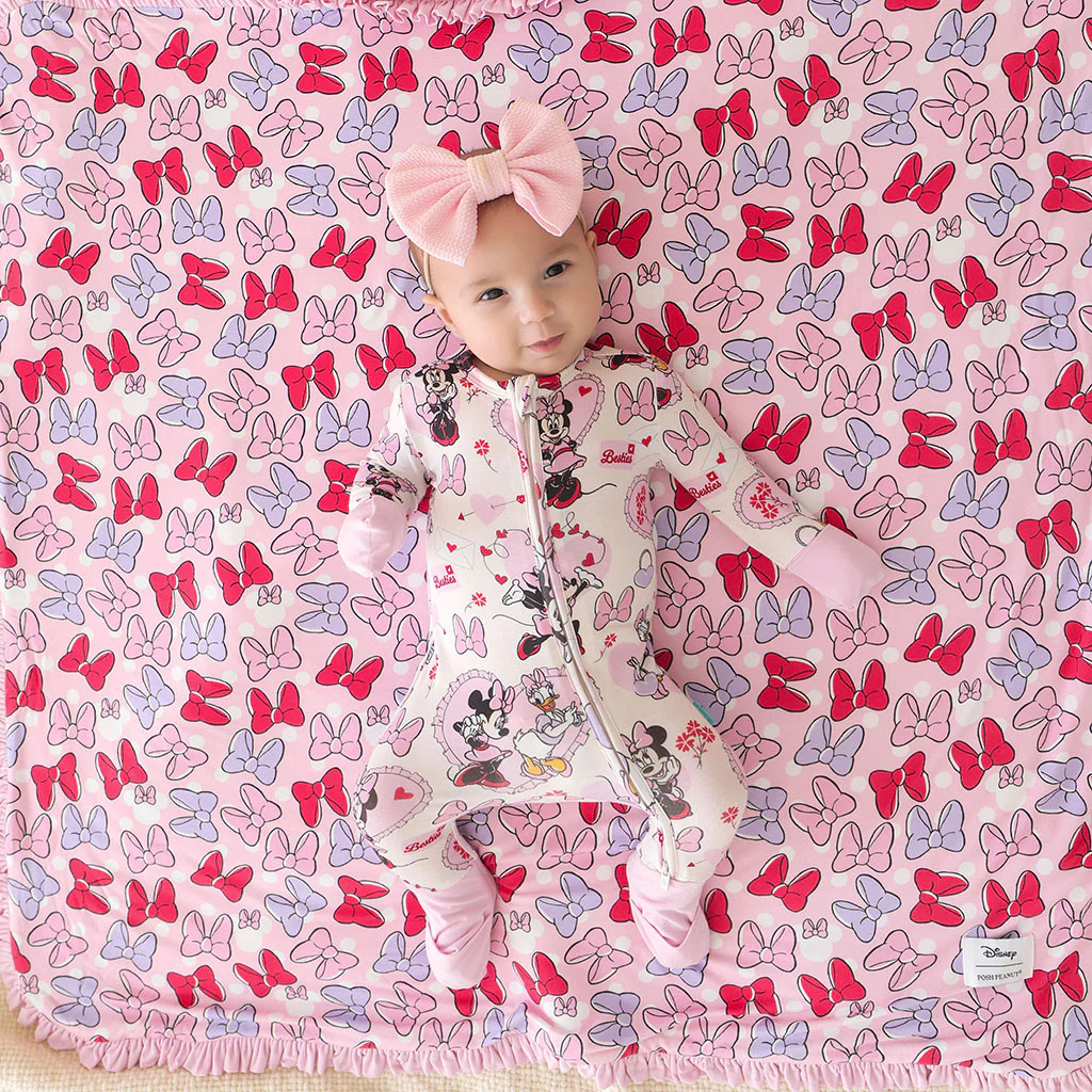 Galetine's Pink Baby Convertible Sleeper | Disney Minnie & Daisy Galentine's | Posh Peanut