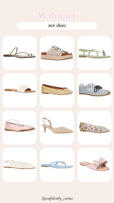 new spring shoes at Walmart! 

 #LTKSeasonal