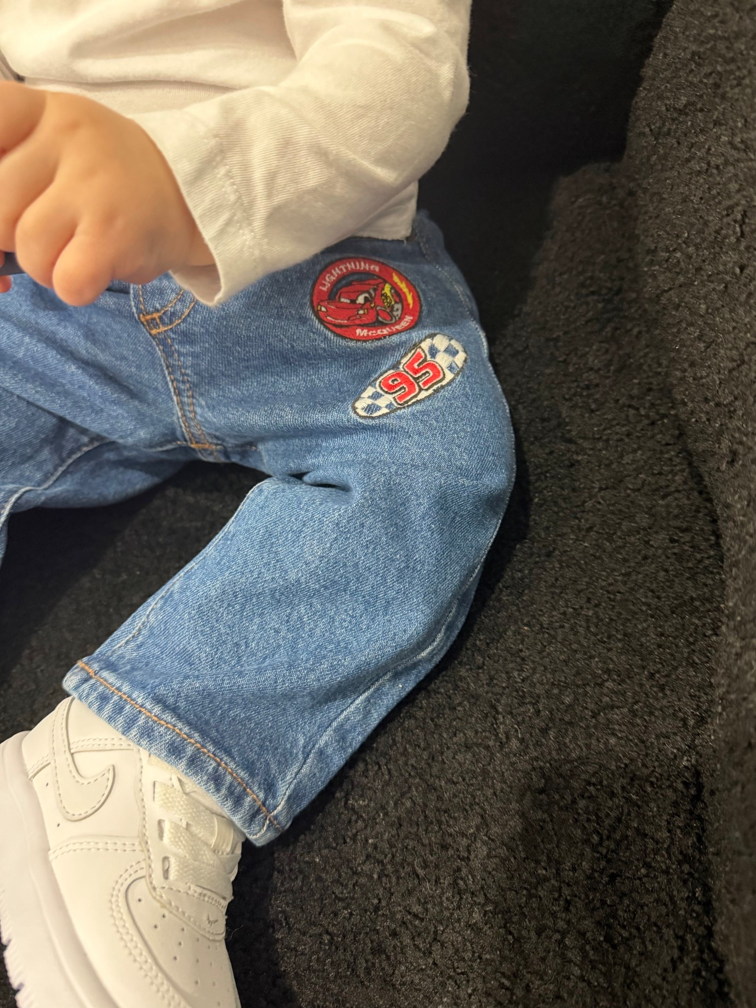 Ka-chow in his McQueen jeans 🚘 😎 #ltkgap #ltkamazon 

#LTKGiftGuide #LTKBaby #LTKKids