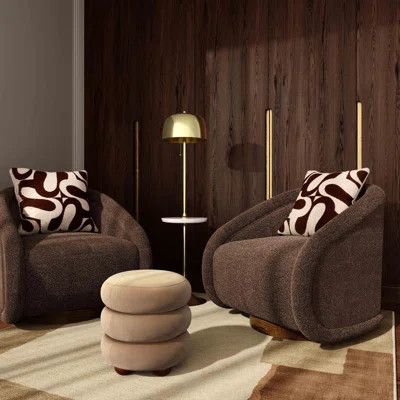 Boucle Swivel Chair | Wayfair North America