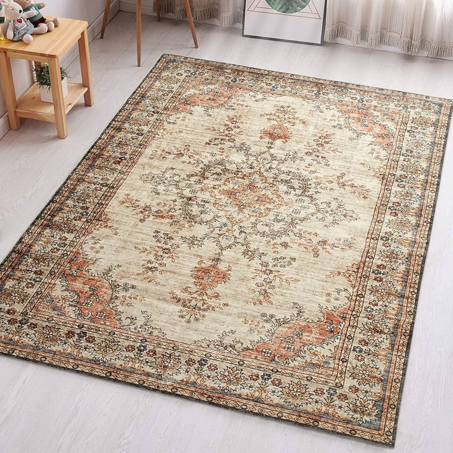 Aspire Homeware Rugs for Bedroom Living Room Large 200x290 cm - Traditional Area Rugs Cashmere St... | Amazon (UK)