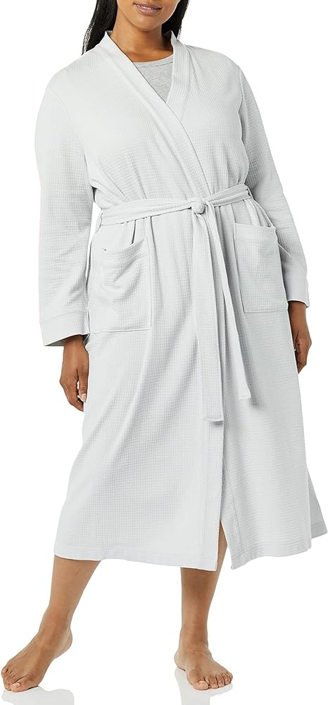 Amazon Essentials Women's Lightweight Waffle Full-Length Robe (Available in Plus Size) | Amazon (US)