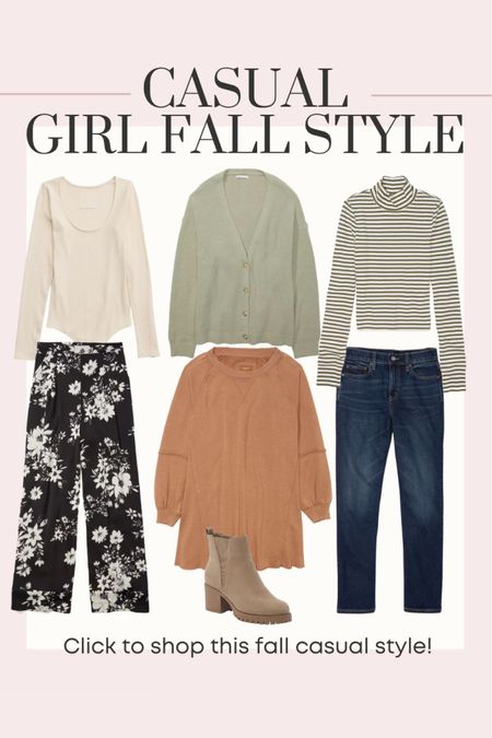 Additional 25% off these casual fall outfits from American eagle. Will be apart of the LTK sale

Fall outfit, fall outfits, fall outfit ideas, fall style, American eagle, aerie, wide leg pants, bodysuit, cardigan, jeans, sweatshirt dress. 

#LTKFind #LTKSale #LTKSeasonal

#LTKU #LTKmidsize #LTKstyletip #LTKsalealert #LTKSale

#LTKfindsunder100 #LTKfindsunder50