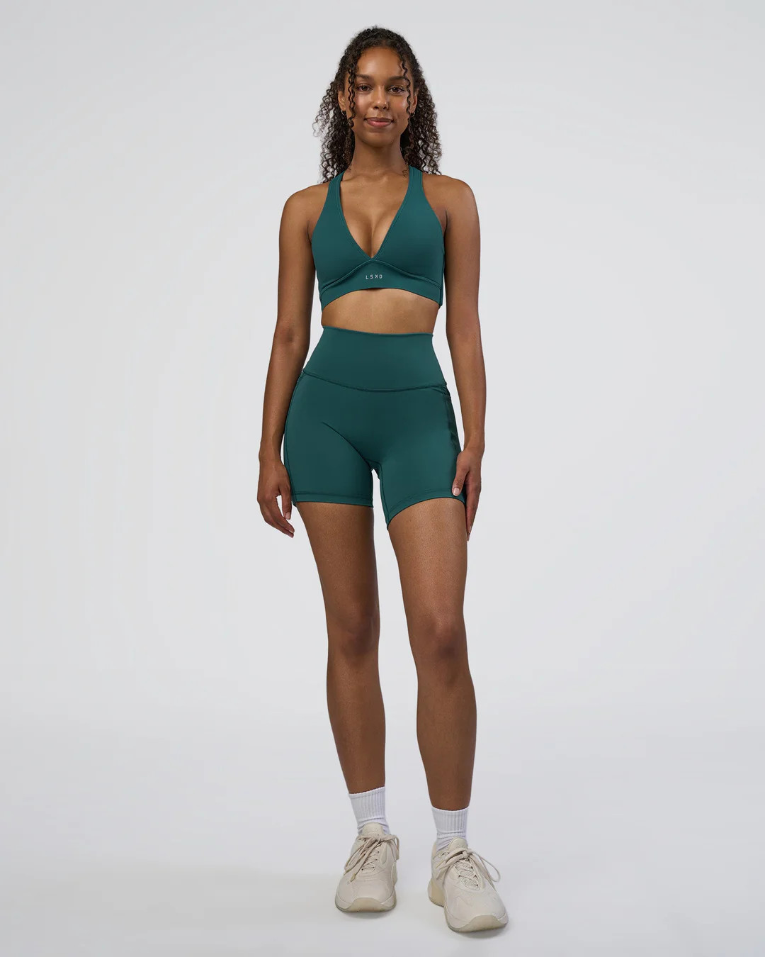 Fusion High-Rise 6" Short Pockets - Transformative Teal | LSKD | LSKD