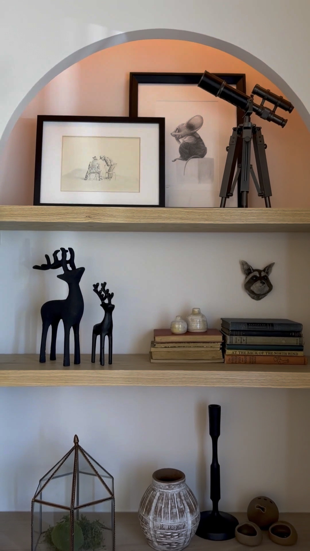The best spaces blend personal touches with beautiful design. These custom built-ins maximize storage while creating the perfect place to showcase collected treasures. 

 

#LTKHome