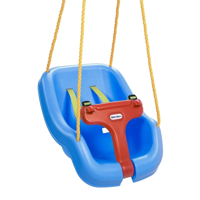 Little Tikes 2-in-1 Snug and Secure Swing, High Back Swing, Blue - Walmart.com | Walmart (US)