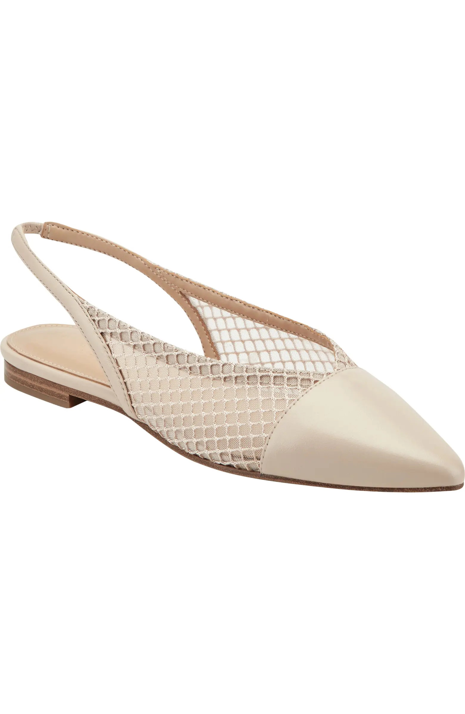Davin Pointed Toe Slingback Flat (Women) | Nordstrom