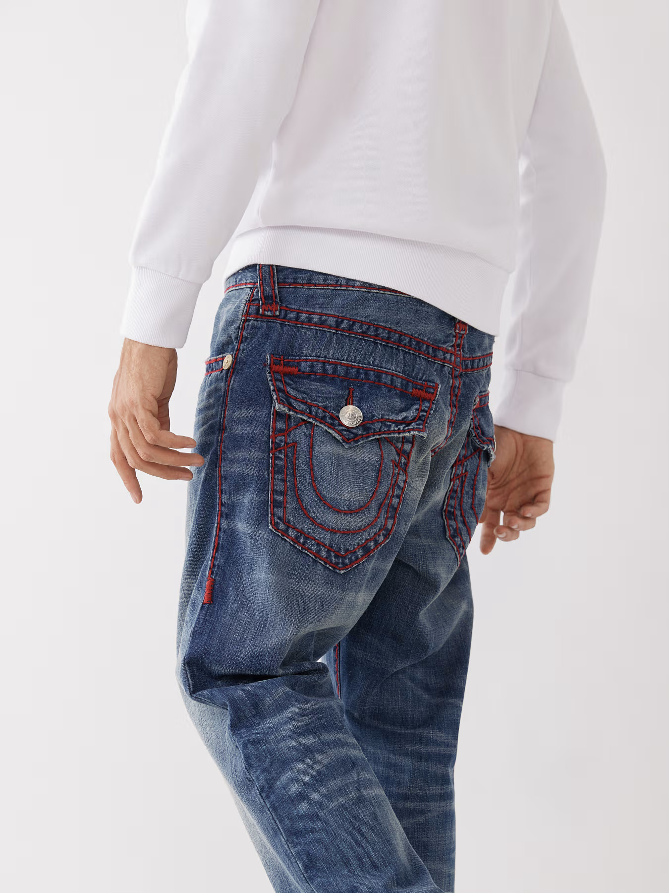 RICKY RED STITCH SUPER T JEAN | True Religion