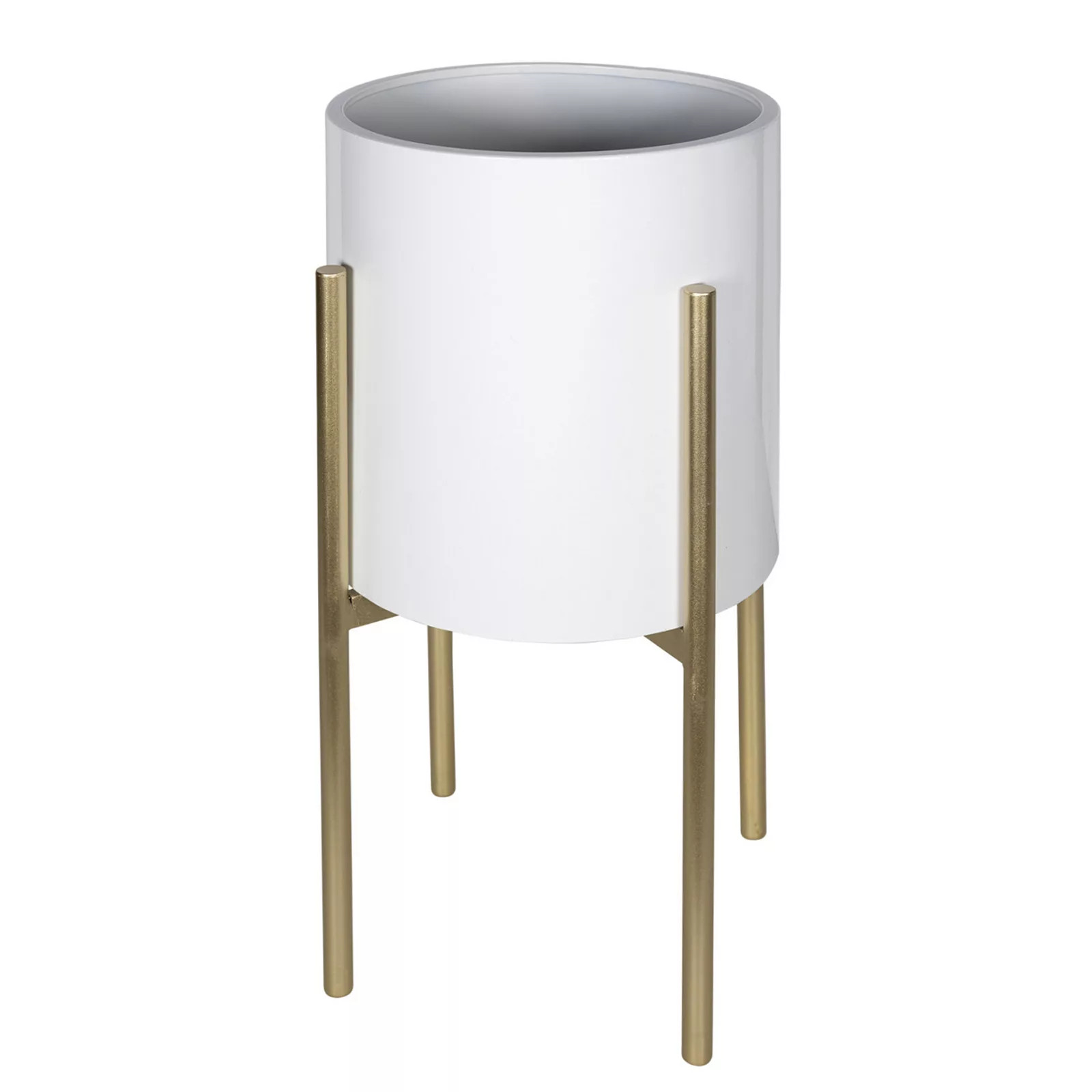 Stratton Home Decor White & Gold Metal Plant Stand | Kohl's
