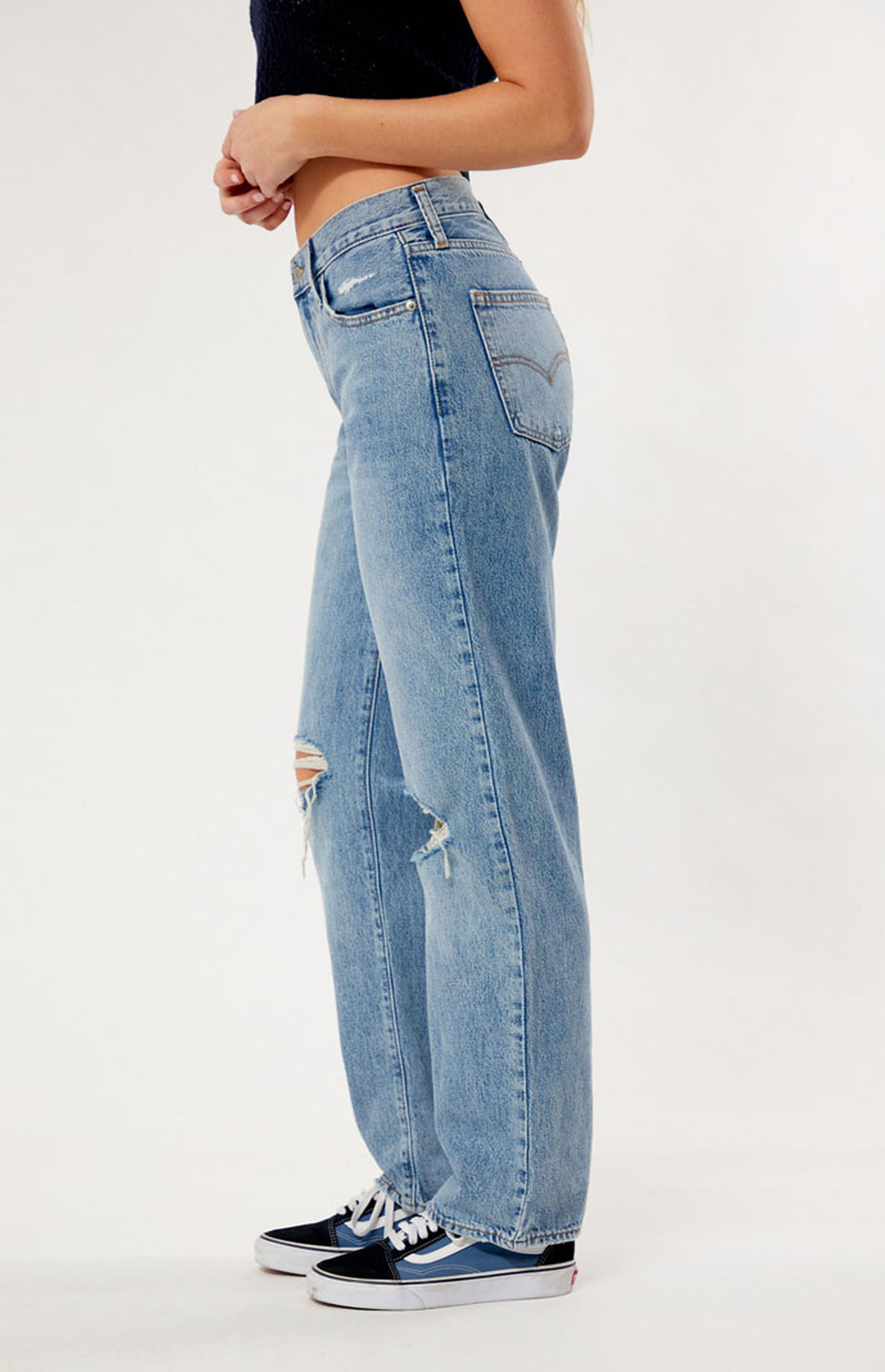 Levi's Medium Indigo Ripped '94 Baggy Jeans | PacSun