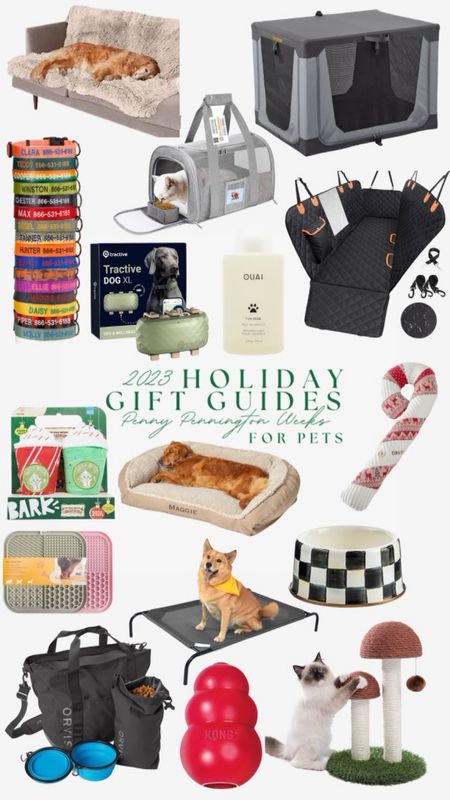 PETS: 2023 Holiday Gift Guide

Pets bring so much joy to our lives. This holiday, I’ve gathered some favs for our furry friends…comfy beds, travel necessities, toys and more.

Have fun picking out a gift for your pet(s) or the pet(s) of your loved ones.

#LTKGiftGuide #LTKHoliday #LTKSeasonal