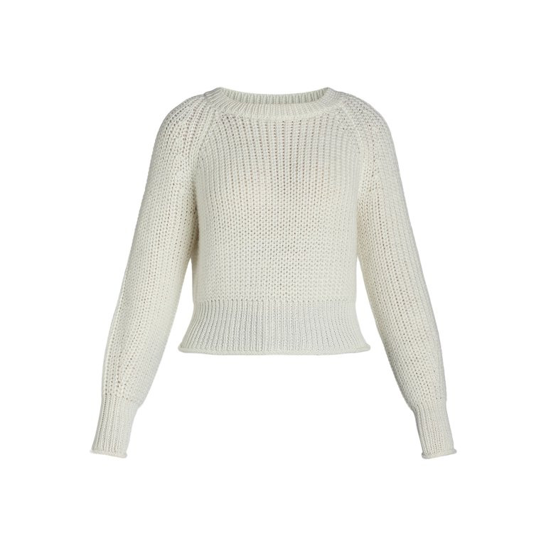 Free Assembly Women’s Pullover Sweater with Long Raglan Sleeves, Midweight, Sizes XS-XXL | Walmart (US)