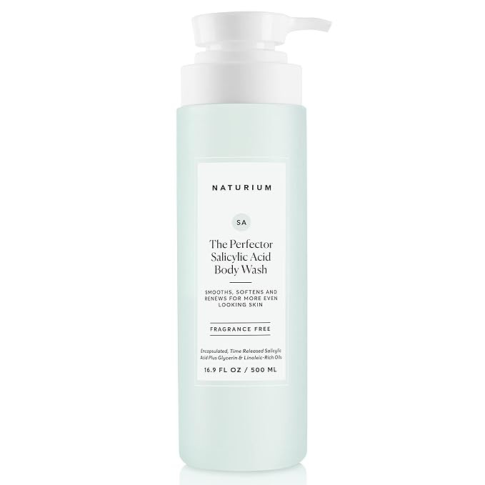 Naturium The Perfector Salicylic Acid Body Wash, Gentle & Smoothing Cleanser, 16.9 oz | Amazon (US)